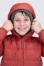 Macpac Kids' Halo Hooded Down Jacket, Red Ochre, hi-res