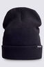 Macpac Chunky Merino Blend Beanie, Black, hi-res