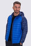 Macpac Men's Uber Light Hooded Down Jacket, Surf The Web/Naval, hi-res