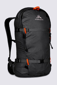 Macpac Huka 20L Ski Backpack, Black, hi-res