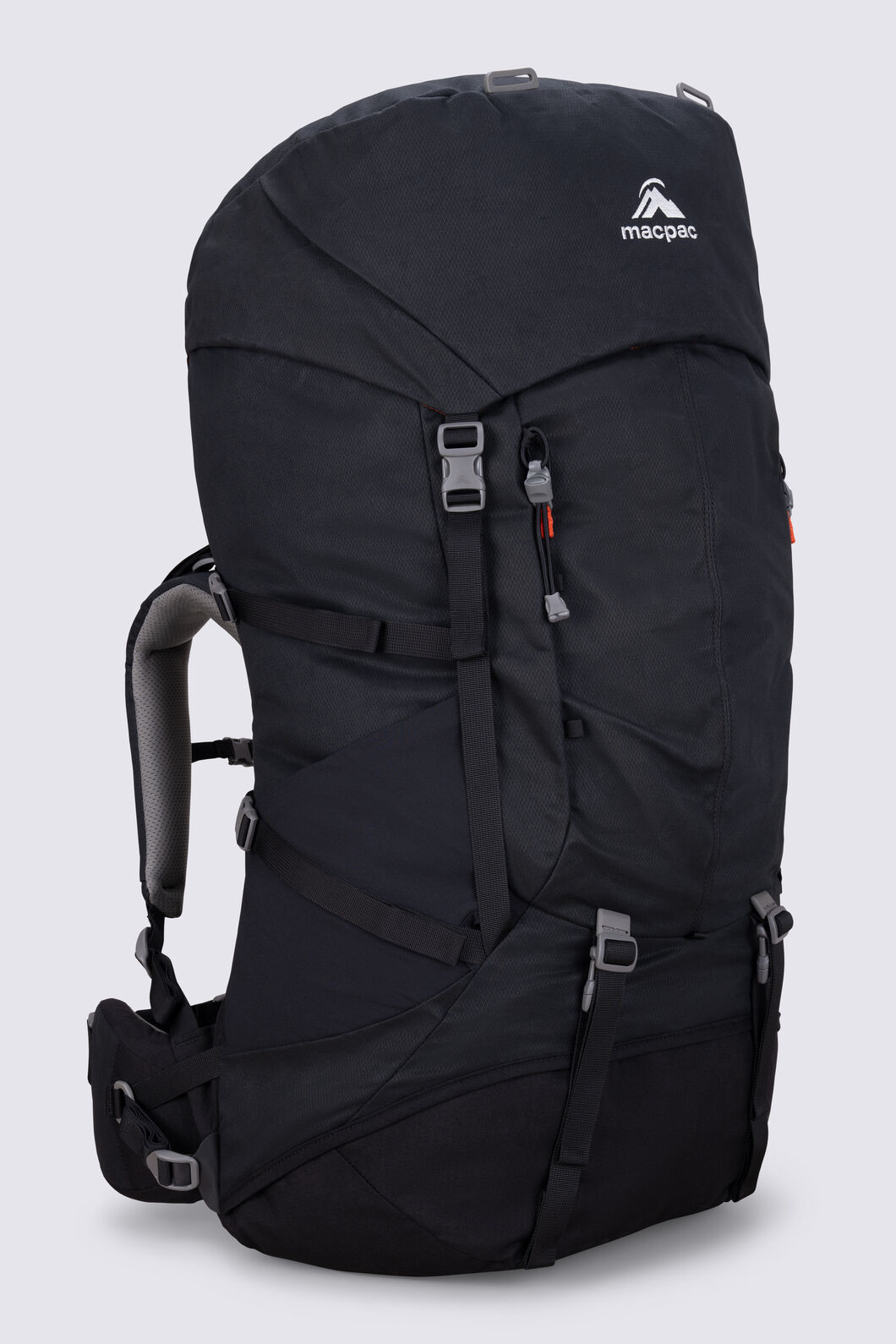 Macpac Cascade AzTec&reg; 75L Hiking Backpack, Black, hi-res