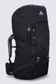 Macpac Cascade AzTec&reg; 75L Hiking Backpack, Black, hi-res