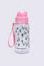 Macpac Kids' Water Bottle — 400ml, Forest Surf Spray/Pink, hi-res