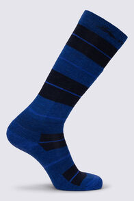 Macpac Trail Crew Sock, Baritone Blue/Blue Lolite, hi-res