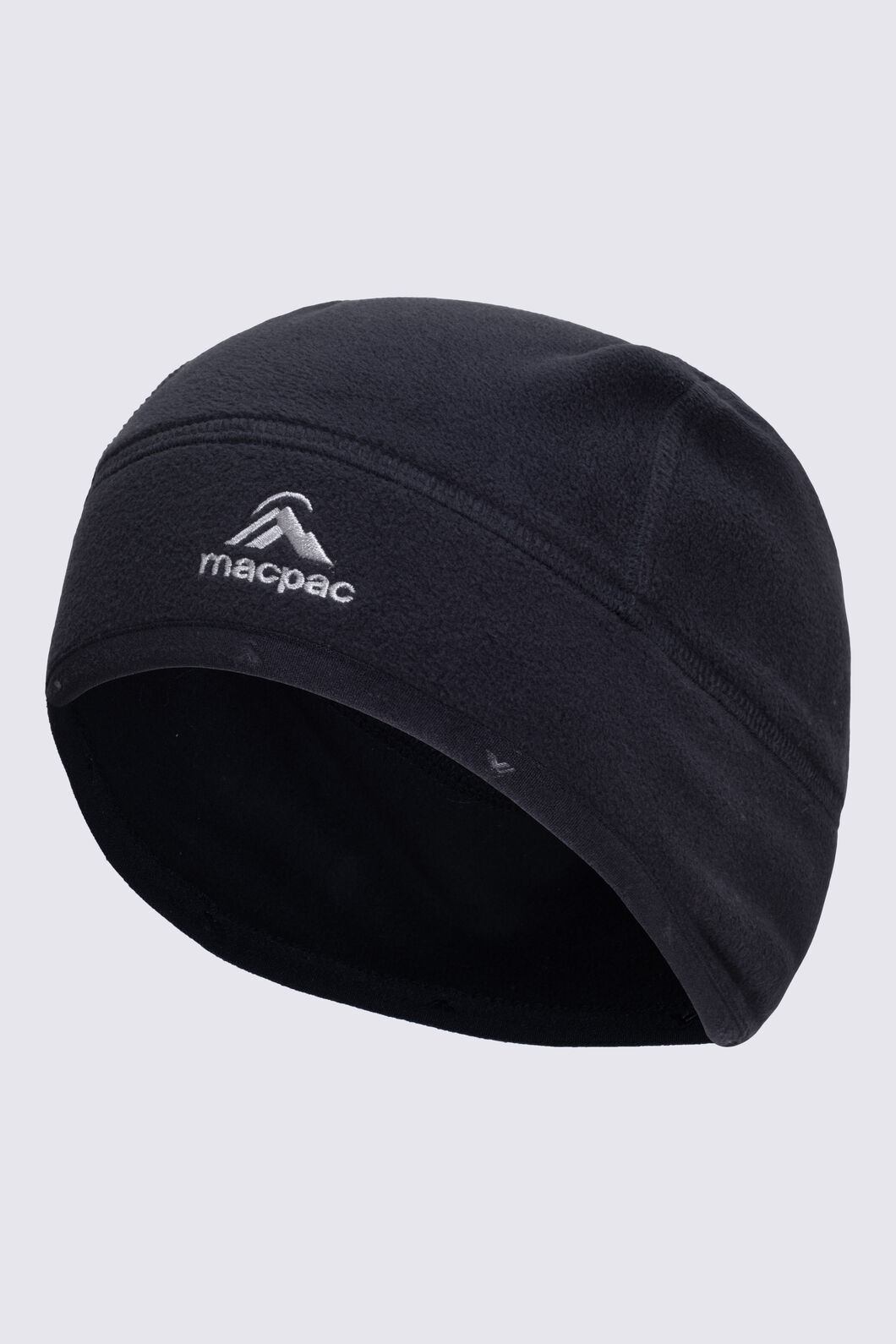 Macpac Hothed Fleece Beanie, Black, hi-res
