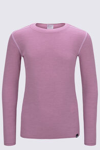 Macpac Kids' 220 Merino Long Sleeve Top, Lilas, hi-res