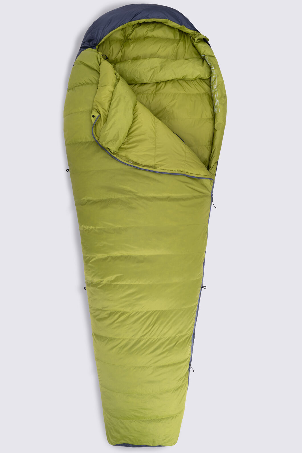 Macpac Large Dusk 400 Down Sleeping Bag (-3&deg;C), Woodbine/Ombre Blue, hi-res