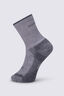 Macpac Kids' Merino Crew Sock, LIGHT GREY, hi-res