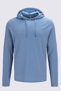 Macpac Men's 180 Merino Hoodie, Windward Blue, hi-res