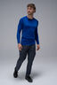 Macpac Men's 150 Merino Long Sleeve Top, Surf the Web Marle, hi-res