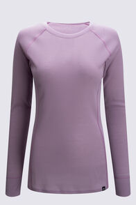 Macpac Women's Geothermal Long Sleeve Top, Lavender Frost, hi-res