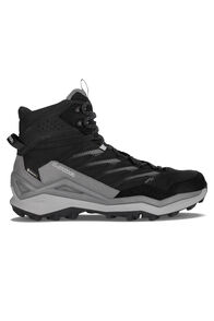 LOWA Men's Maddox Pro GTX&reg; Mid Wide Hiking Boots, Black/Grey, hi-res