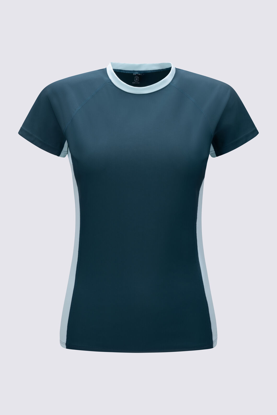 Macpac Women's Short Sleeve Rash Top, Deep Teal/Icy Morn, hi-res