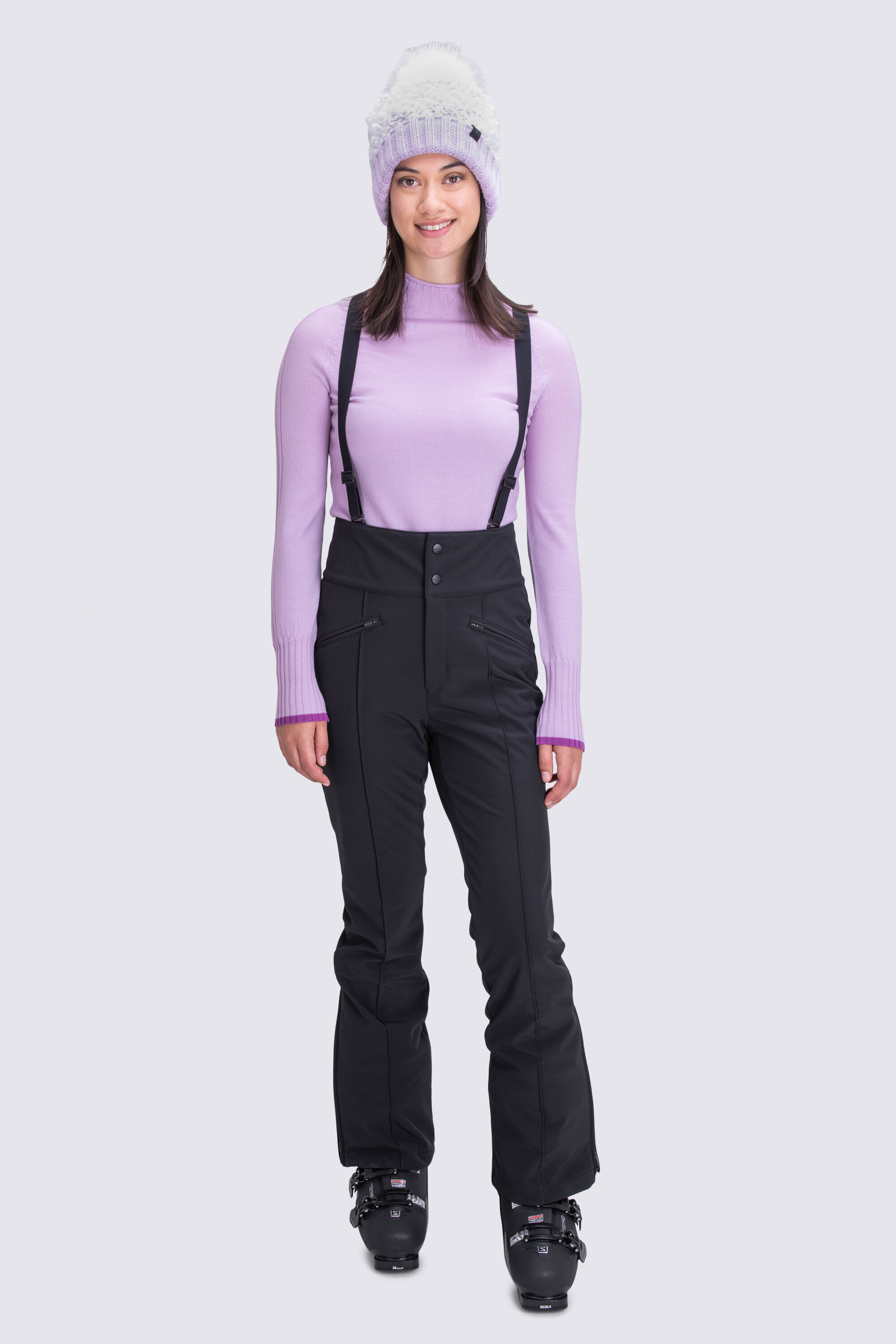 Women's snow top pants in store