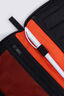 Macpac Wilderness Document Wallet RFID, Black/Orange, hi-res