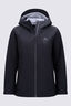 Macpac Women&rsquo;s Overcast Rain Jacket, Black, hi-res