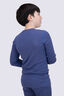 Macpac Kids' 220 Merino Long Sleeve Top, Skipper Blue, hi-res