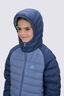 Macpac Kids' Uber Light Hooded Down Jacket, Oceana/Stonewash, hi-res