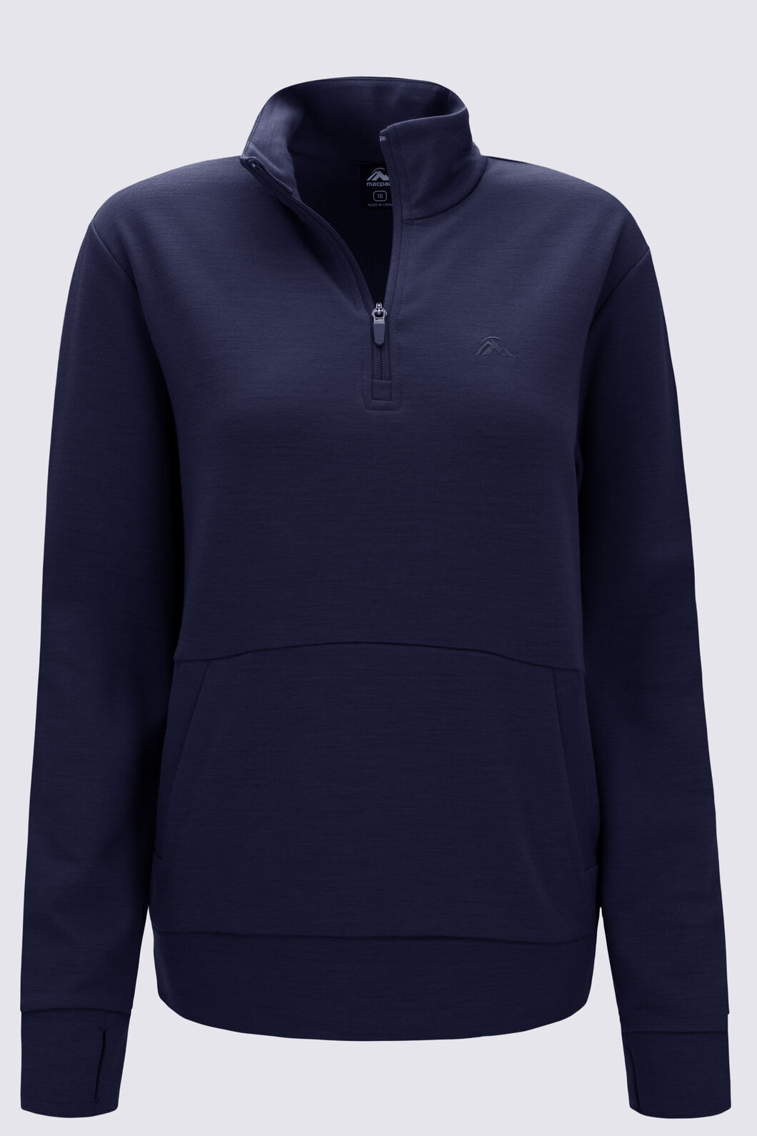Macpac Women's Craigieburn Merino Blend Pullover, Baritone Blue, hi-res