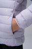 Macpac Kids' Uber Light Hooded Down Jacket, Thistle, hi-res