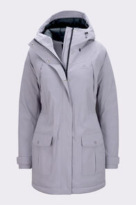 Macpac Women&rsquo;s Mist Waterproof Insulated Coat, Minimal Grey, hi-res