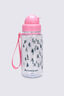 Macpac Kids' Water Bottle &mdash; 400ml, Forest Surf Spray/Pink, hi-res