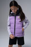 Macpac Kids' Halo Down Vest, Asphalt/African Violet, hi-res