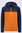 Macpac Kids' Ruru Fleece Jacket, Marmalade/Navy Iris, hi-res