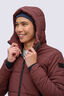 Macpac Women's Odyssey Hooded Insulated Coat, Decadent Chocolate, hi-res