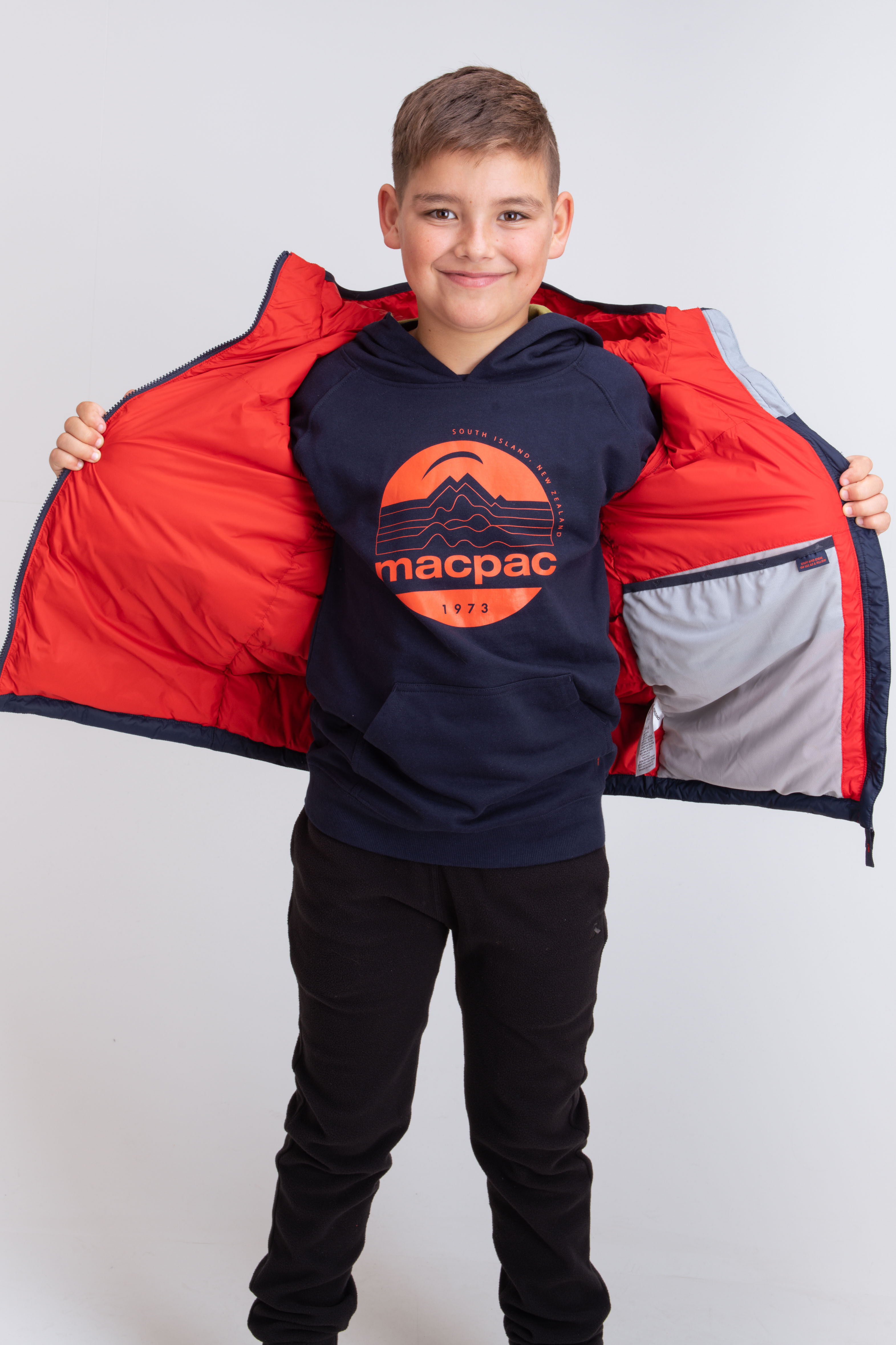 Macpac Atom Hooded Down Jacket — Kids 