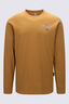 Macpac Men's Waihohonu Hut Fairtrade Organic Cotton Long Sleeve T-Shirt, Medal Bronze, hi-res