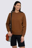 Macpac Women's Vintage Heavyweight Fairtrade Organic Cotton Crew, Toffee, hi-res
