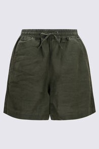 Macpac Women's Linen Shorts, Rosin, hi-res