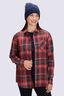 Macpac Women's Sutherland Shirt, Hot Chocolate Plaid, hi-res