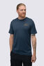 Macpac Men's Olympus Merino 180 T-Shirt, Midnight Navy, hi-res