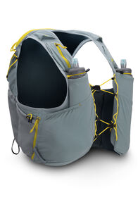 Macpac Amp Ultra 10L Running Vest, Lead/Green, hi-res
