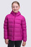 Macpac Kids' Halo Hooded Down Jacket, Festival Fuchsia, hi-res