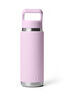 YETI® Rambler® Bottle with Straw Cap — 26 oz, Cherry Blossom, hi-res