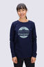 Macpac Women's Fairtrade Organic Cotton Long Sleeve T-Shirt, Baritone Blue, hi-res