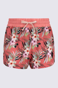 Macpac Girls Swim Shorts, Burnt Sienna, hi-res