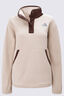 Macpac Women's Heritage Snap Fleece Pullover, FEATHER GREY, hi-res