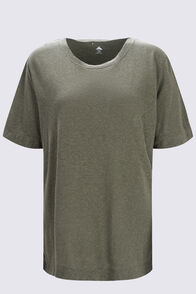 Macpac Women's Hemp Blend T-Shirt, Beetle, hi-res