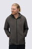 Macpac Mens Mountain Hooded Fleece Jacket, Beluga, hi-res
