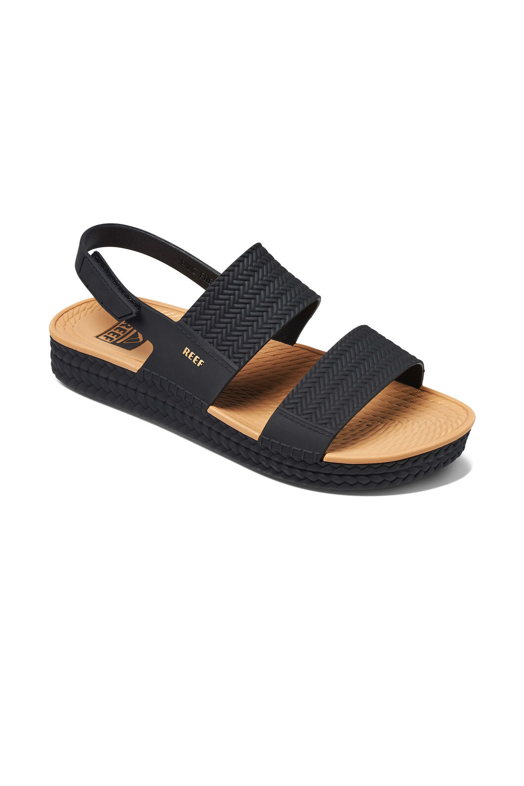 Reef Women's Water Vista Duo, Black/Tan, hi-res