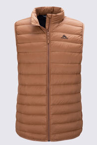Macpac Men's Uber Light Down Vest ♺, Argan Oil, hi-res