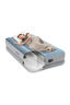Intex Twin Prestige Midrise Airbed with Fastfill USB Pump, Blue/Grey, hi-res