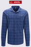 Macpac Men's Eclipse Long Sleeve Shirt, Naval Academy Check, hi-res