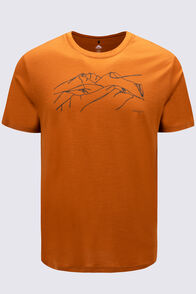 Macpac Taylor Range 180 Merino T-Shirt, Autumnal, hi-res