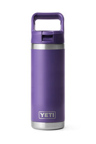 YETI® Rambler® Bottle with Straw Cap — 18 oz, Peak Purple, hi-res