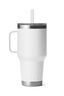 YETI® Rambler® Mug with Straw Cap — 35 oz, White, hi-res